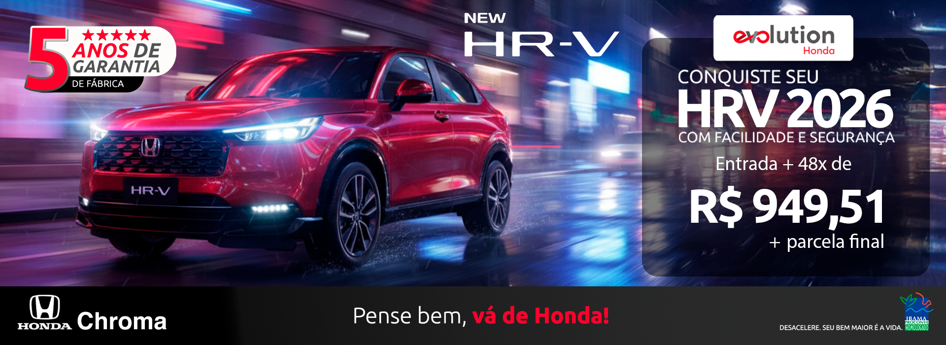CAMPANHA FINANCEIRA - EVOLUTION – HR-V2026