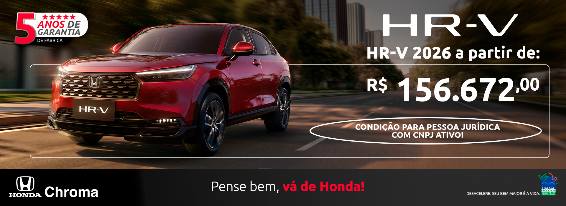 CAMPANHA DIRETA PESSOA JURIDICA - HR-V 2026